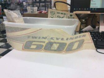 2002 Polaris DECAL, PAN - "TWIN CYLINDER 600" LH - NLA