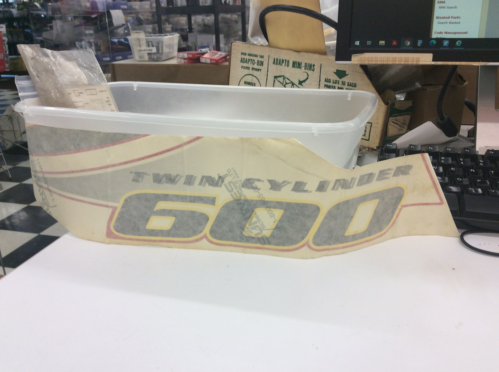 2002 Polaris DECAL, PAN - "TWIN CYLINDER 600" LH - NLA