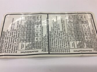 DECAL - SPECIFICATIONS EC68PL04