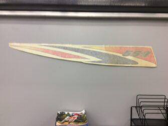 2000 Polaris DECAL-HOOD SIDE,"550",LH (S00SB5BS)