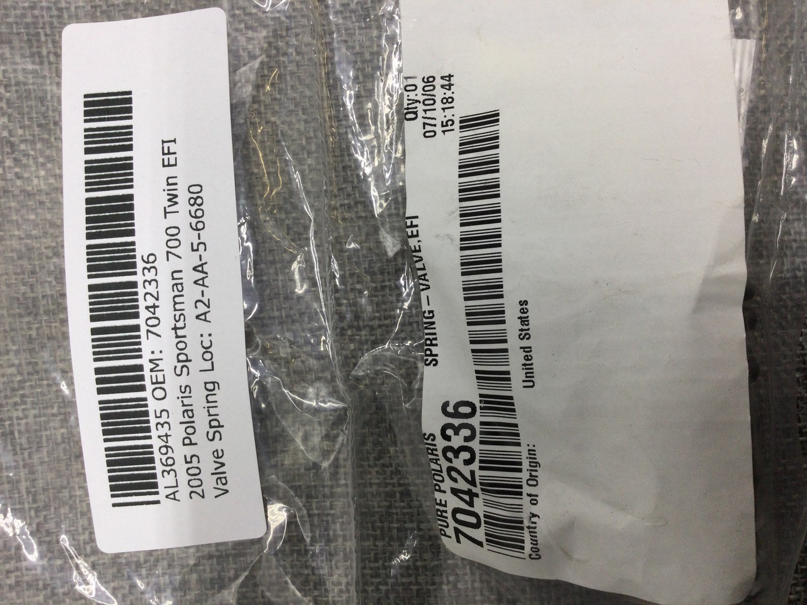 2005 Polaris VALVE SPRING
EFI - Image 3