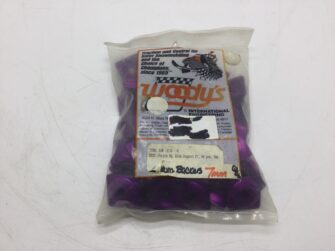 SQUARE ALUMINUM PLATE 7MM PURPLE BAG OF 24