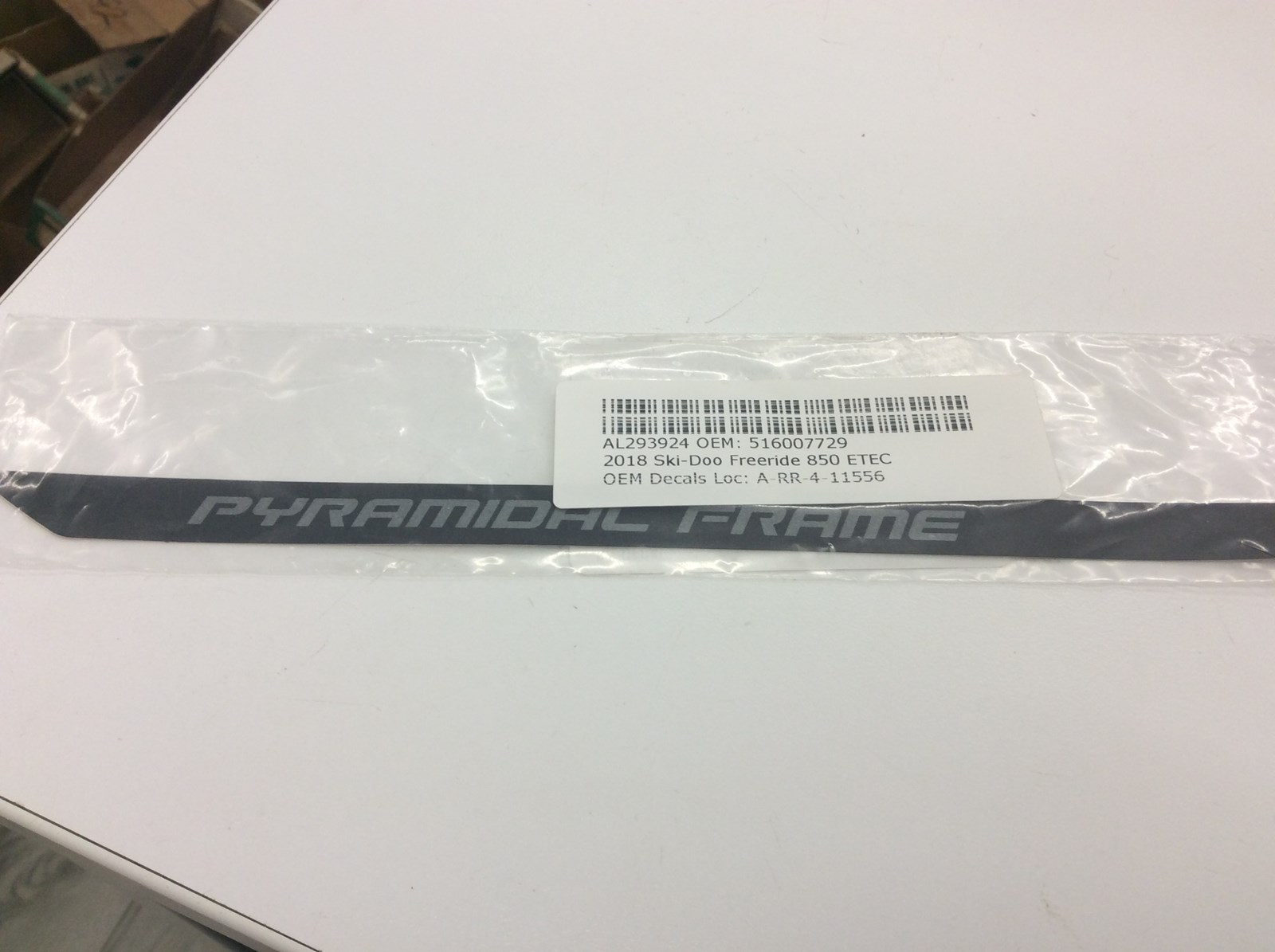 2018 Ski-Doo DECAL RH, "PYRAMIDAL FRAME" - Image 2