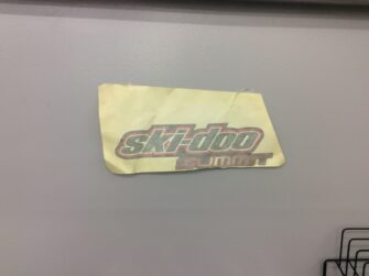 2008 Ski-Doo DECAL - LH SIDE - "SKI DOO SUMMIT"