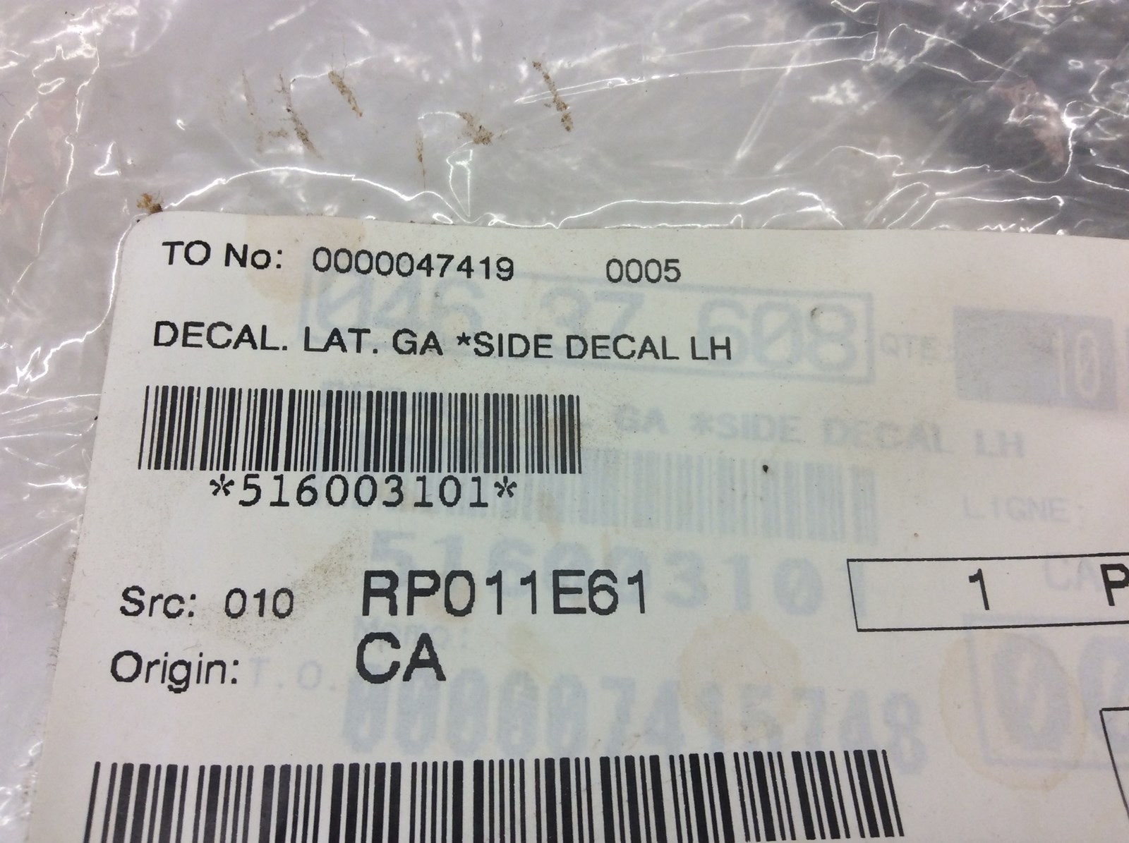 2008 Ski-Doo DECAL - LH SIDE - "SKI DOO SUMMIT" - Image 4