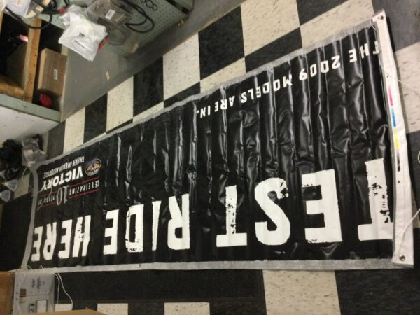 BANNER - TEST RIDE HERE 2009
3' X 8' - Image 3