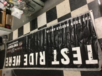 BANNER - TEST RIDE HERE 2009
3' X 8'