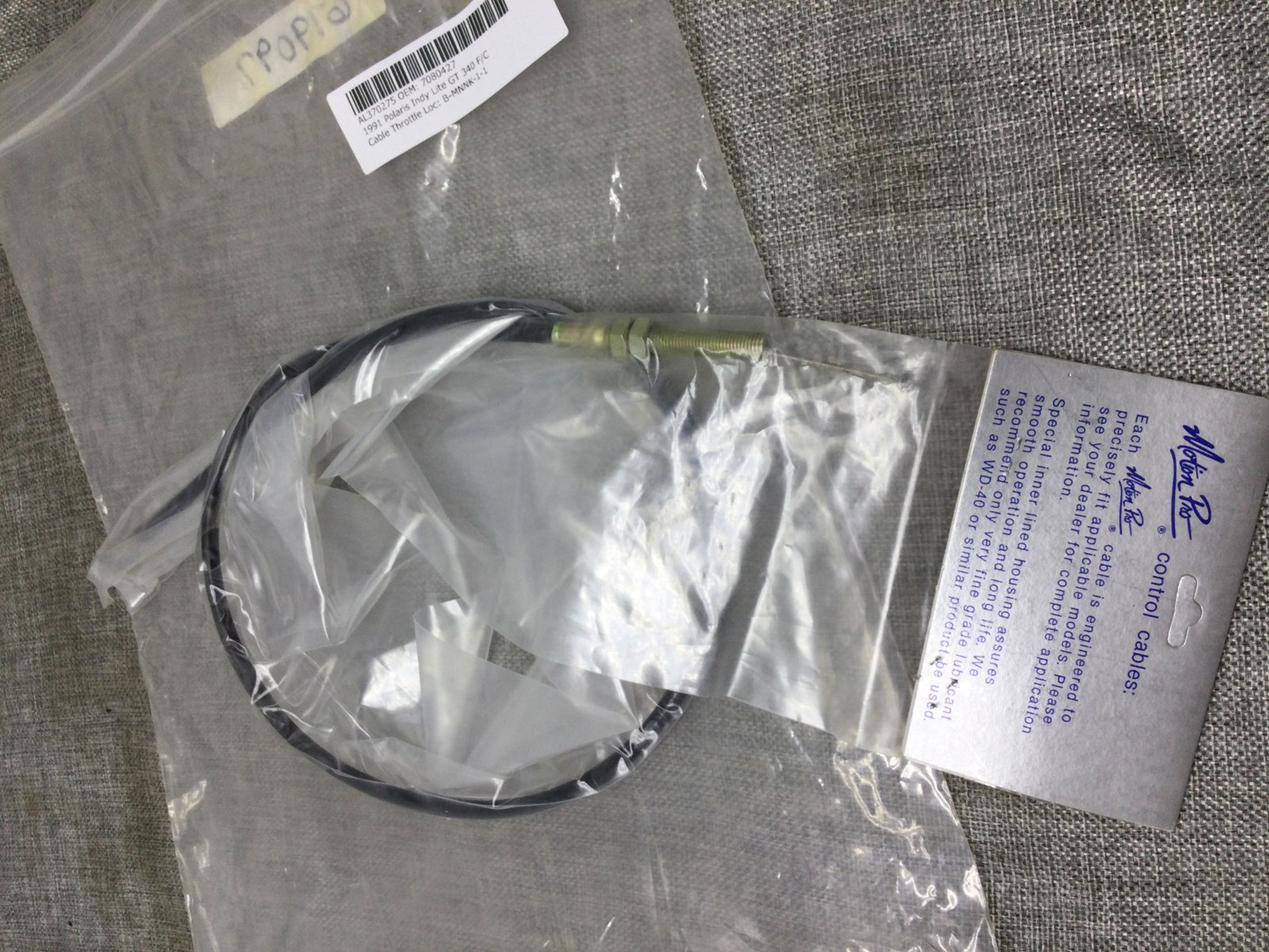 1991 Polaris BRAKE CABLE
motion pro
679097  09-097