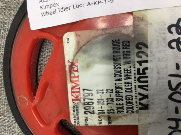 IDLER WHEEL 5.125 RED - Image 4
