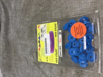 x-calibar ultra lites sno-stuff track stud nylon nut backing plate 7MM BLUE 24 COUNT
