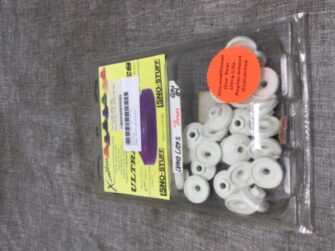 Sno-Stuff Ultra Lite Track Stud Backing Plate 7MM white 24 piece