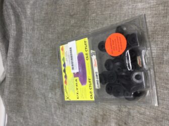 Sno-Stuff Ultra Lite Track Stud Backing Plate 7MM 24 Pack BLACK