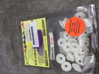 Sno-Stuff Ultra Lite Track Stud Backing Plate 5/16" 24 Pack WHITE