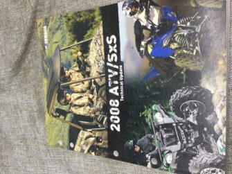 2008 Yamaha ATV/SXS TECHNICAL UPDATE