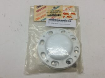 NOS Small White Idler Wheel Cover. - Set of Two