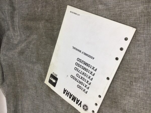 2013 Yamaha FX10D ASSEMBLY MANUAL - Image 2