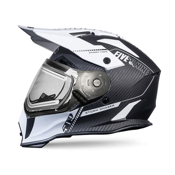 Delta R3l Carbon Fiber Ignite Helmet Storm Chaser