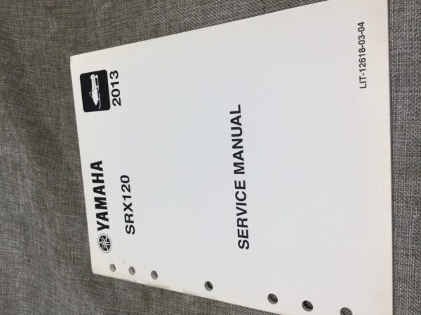 2013 Yamaha SRX120  SERVICE MANUAL