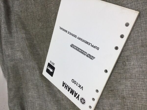 2013 Yamaha SUPPLEMENTARY SERVICE MANUAL - Image 2