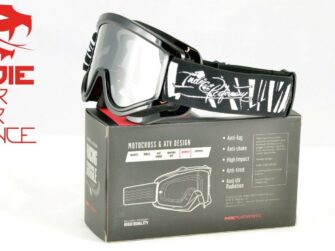 INDIE PERFORMANCE MOTOCROSS & ATV DESIGN RACING GOGGLE CLEAR