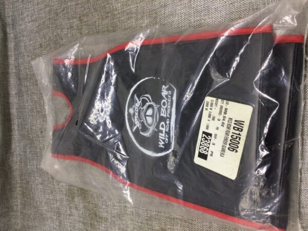 REAR FENDER GUARD  BLACK W/ RED TRIM - Image 2