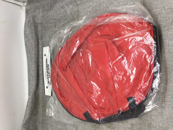 NYLON HELMET BAG RED UNIVERSAL FIT - Image 2