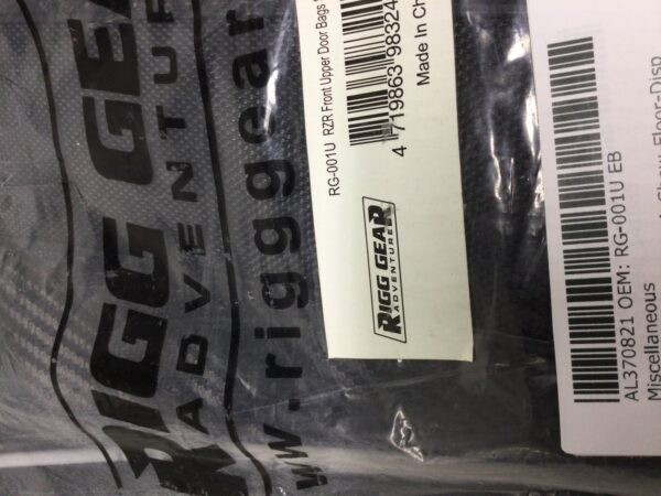 NELSON-RIGG POLARIS RZR FRONT UPPER DOOR BAG - 1 SIDE, 1 ONLY - Image 4