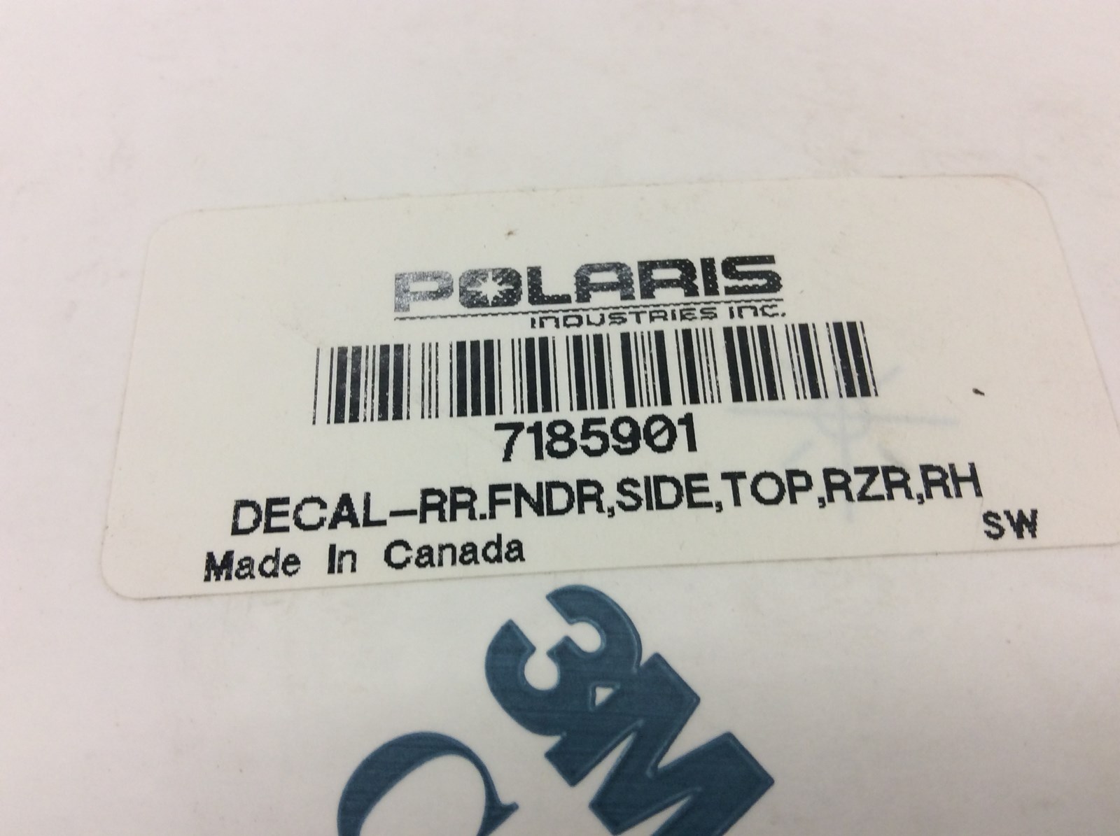 Decal-rr.fndr Side Top RH RZR 1000 XP - Image 4