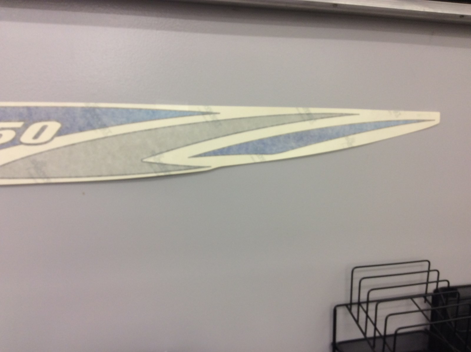 2000 Polaris DECAL-HOOD SIDE,"550",RH - NLA - Image 2