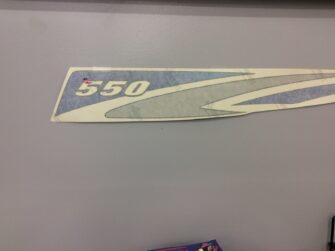2000 Polaris DECAL-HOOD SIDE,"550",RH - NLA