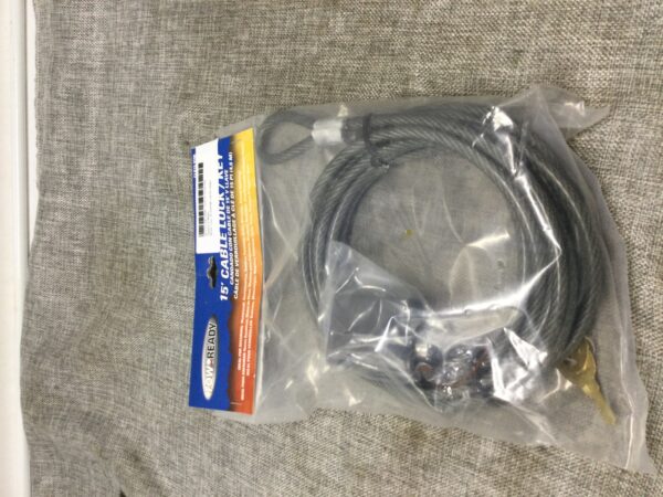 TOW READY 15' CABLE LOCK WITH KEY