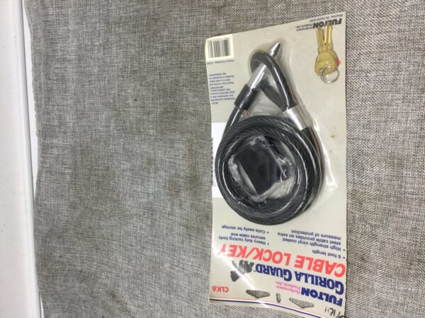 CABLE LOCK & KEY 6 FT - Image 2