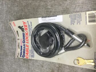CABLE LOCK & KEY 6 FT
