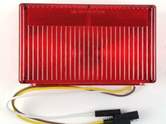 KARAVAN SUBMERSIBLE LH TAIL LIGHT WITH 2 WIRE PIGTAIL
