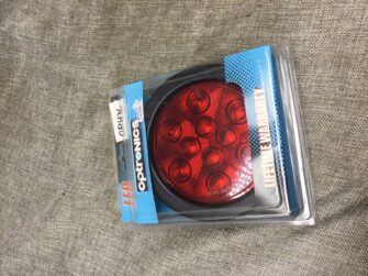 OPTRONICS 4" ROUND LED SEALED RED STOP TAIL TURN LIGHT KIT - COMES WITH GROMMET & PIGTAIL