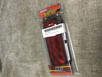 OPTRONICS 6" OVAL LED RED TAIL LIGHT WATERPROOF
STOP/TAIL/TURN
