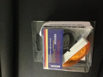 MARKER LIGHT AMBER 2 BOLT HOLE 1 WIRE
WATERPROOF