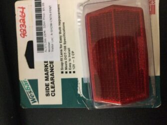 SIDE MARKER CLEARANCE LIGHT RED