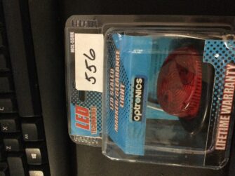 OPTRONICS LED SEALED MARKER/CLEARANCE RED
W/ GROMMET &