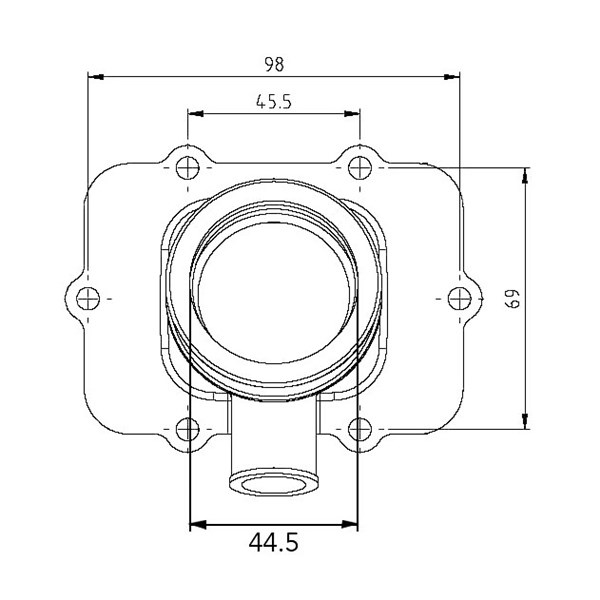 2006 Ski-Doo New Carburetor Mounting Flange - Image 3