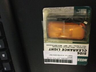 SIDE MARKER/CLEARANCE AMBER 1 WIRE WATERPROOF