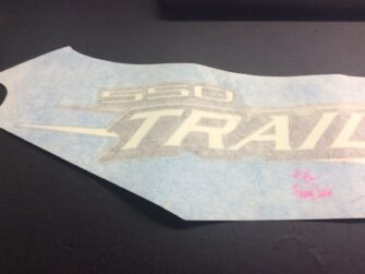 2004 Polaris Decal, "550 Trail Fan", RH