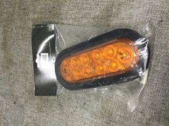 BUYERS 6 1/2" AMBER LED  TURN/PARK LIGHT  - GROMMET & PIGTAIL