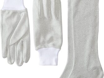 METALLIC THERMAL TUBE SOCK MENS SILVER ONE SIZE