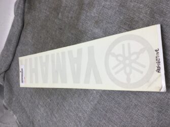 REFLECTIVE DECAL
5 1/2" X 24"  WHITE LETTERS