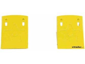 FOLD UP WHEEL CHOCKS SET OF 2 YELLOW