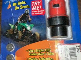 STREET FX WHIP LIGHT STROBING SAFETY ANTENNA LIGHT RED LED