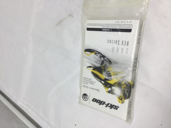 2006 Ski-Doo REV SERIES OPERATOR'S GUIDE - Image 2