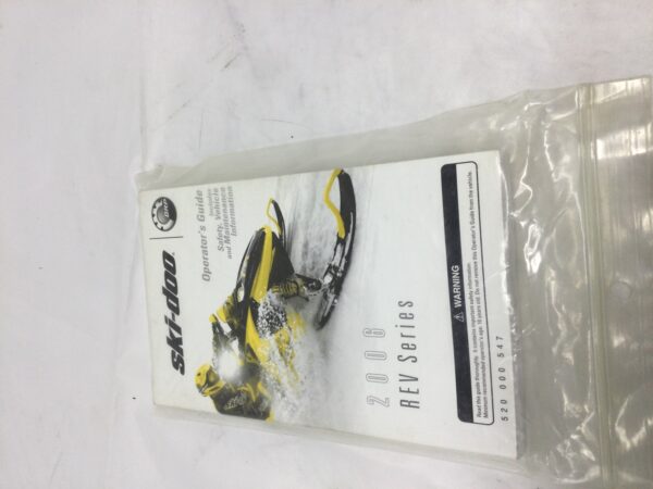2006 Ski-Doo REV SERIES OPERATOR'S GUIDE