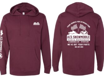 AL'S PULLOVER HOODIE MAROON XL